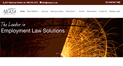 Desktop Screenshot of neasa.co.za